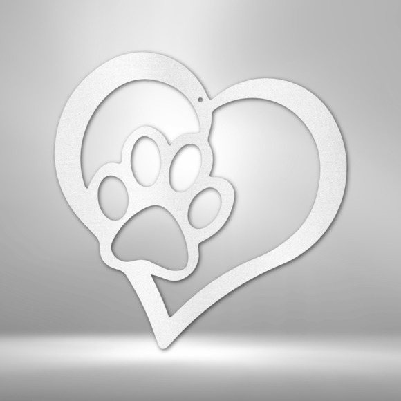 Puppy Love Steel Sign Laser Cut Powder Coated Home & Office Metal Wall Decor Mul